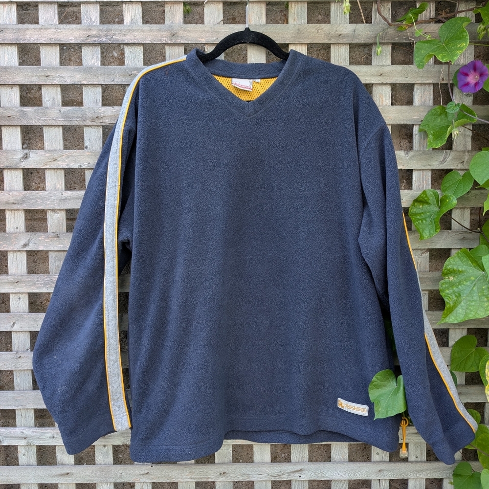 Vintage Y2K Ripzone Men's XL Fleece Crewneck Sweatshirt Skateboarding Skate Snow